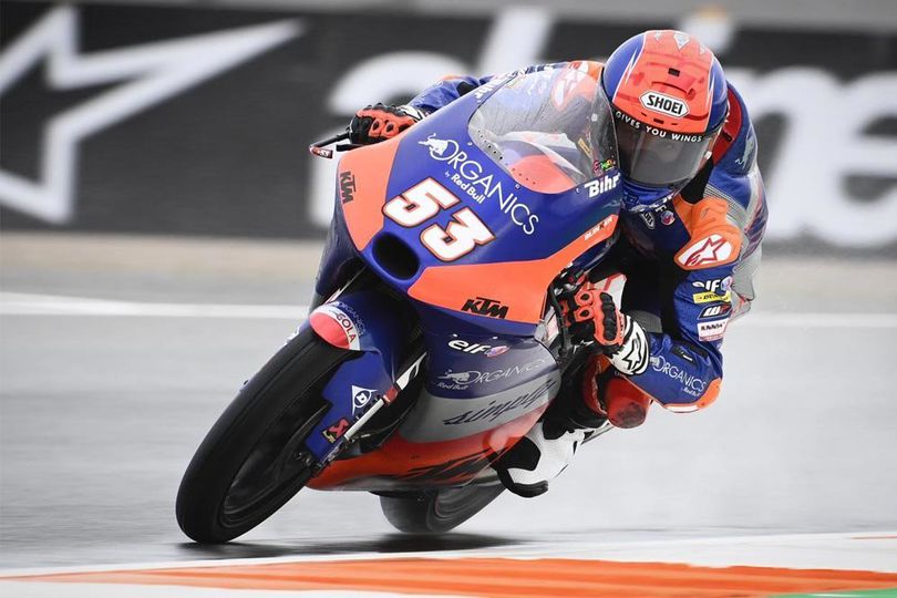 Hasil FP3 Moto3 Valencia: Diguyur Hujan, Deniz Oncu Memimpin