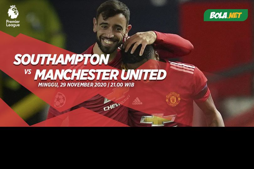 Prediksi Southampton vs Manchester United 29 November 2020