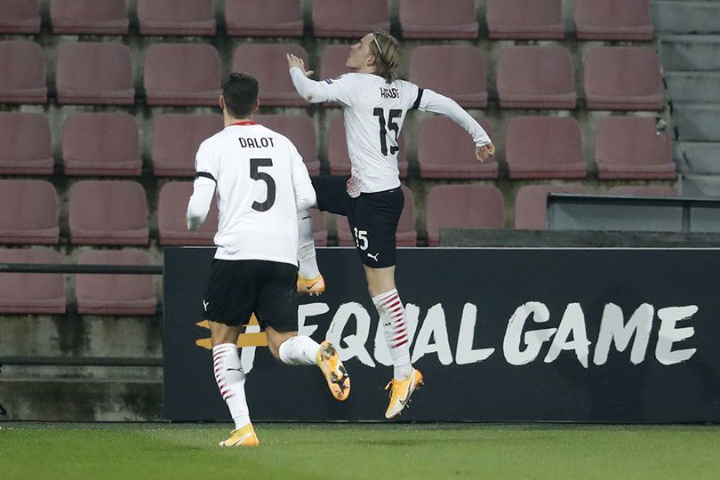 Man of the Match Sparta Praha vs AC Milan: Jens Petter Hauge