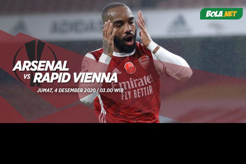 Prediksi Arsenal vs Rapid Vienna 4 Desember 2020