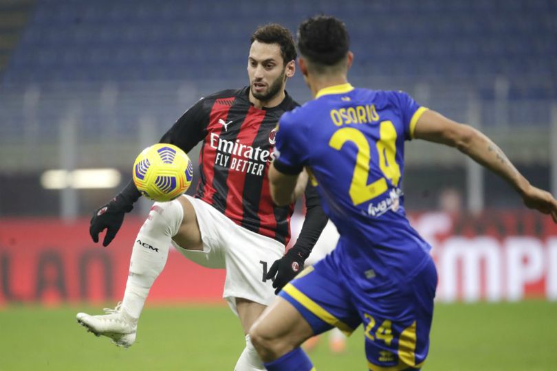 Man of the Match AC Milan vs Parma: Hakan Calhanoglu