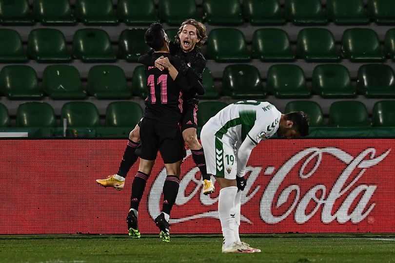 Man of the Match Elche vs Real Madrid: Luka Modric