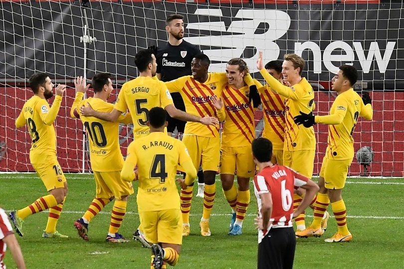 Hasil Pertandingan Athletic Bilbao vs Barcelona: Skor 2-3