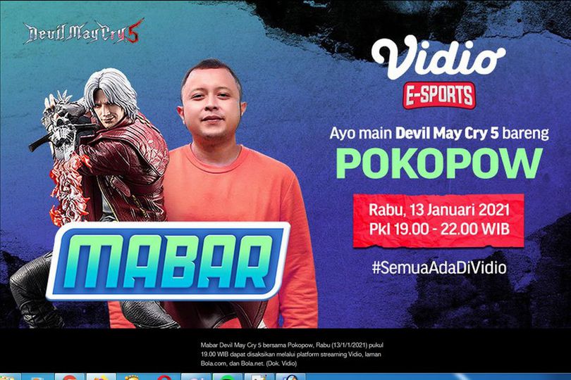 Link Streaming Mabar Devil My Cry 5 Bersama Pokopow, Rabu 13 Januari 2021