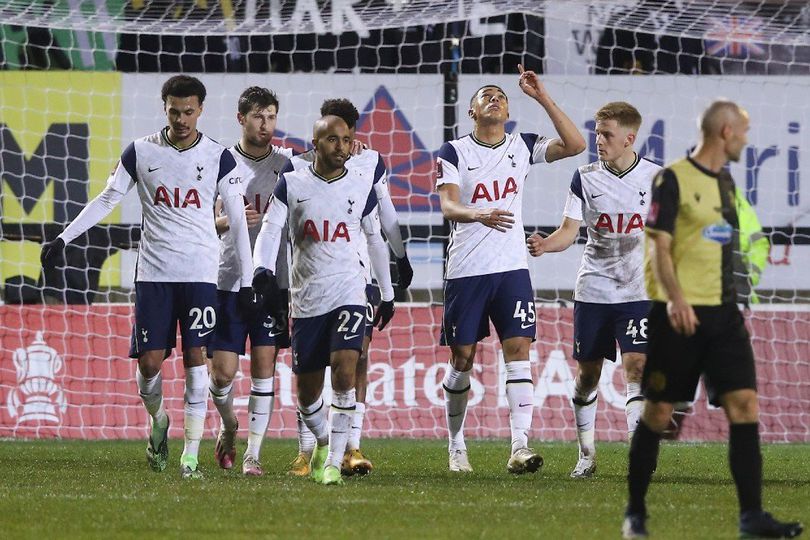 Man of the Match Marine FC vs Tottenham: Carlos Vinicius