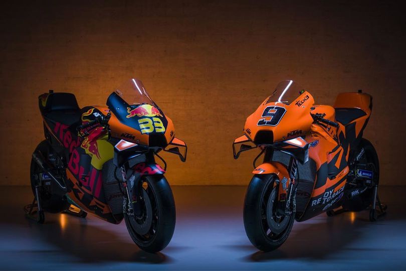 Galeri: Serba 'Oren', Inilah Corak Baru Red Bull KTM dan Tech KTM Jelang MotoGP 2021