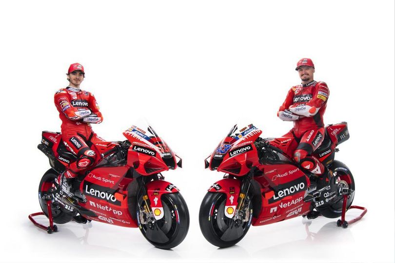 Galeri: Ducati Lenovo Team Pamer Corak Motor Jack Miller-Pecco Bagnaia di MotoGP 2021