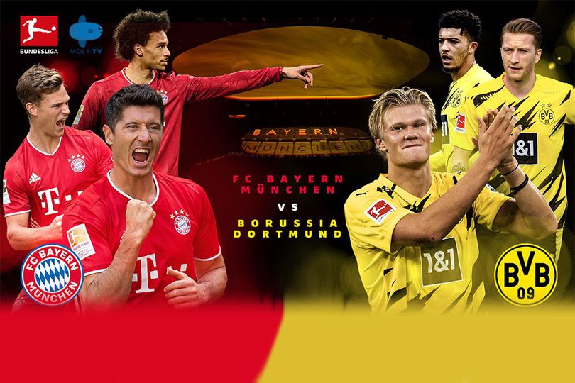 Jadwal dan Link Live Streaming Bayern Munchen vs Borussia Dortmund di Mola TV