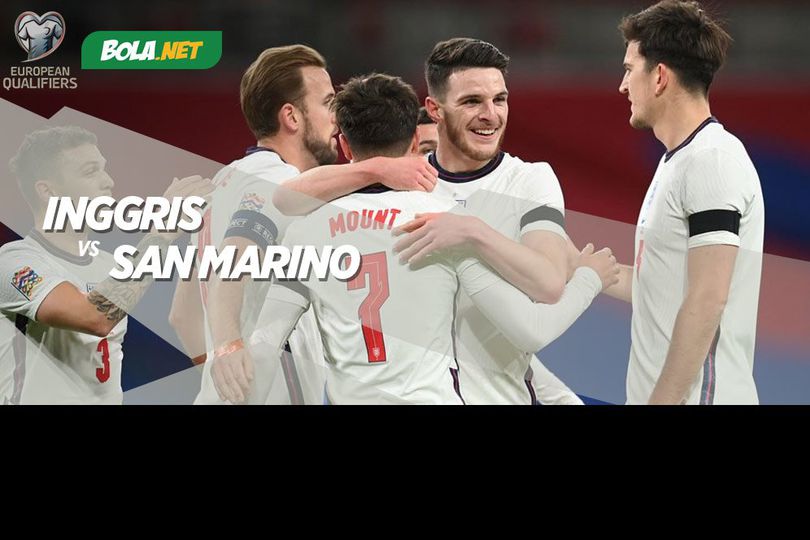 Prediksi Inggris vs San Marino 26 Maret 2021