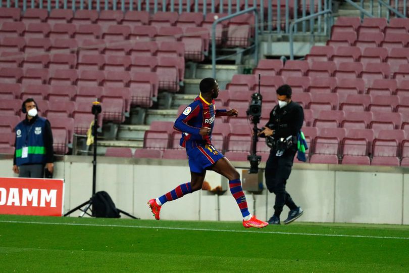 Man of the Match Barcelona vs Real Valladolid: Ousmane Dembele