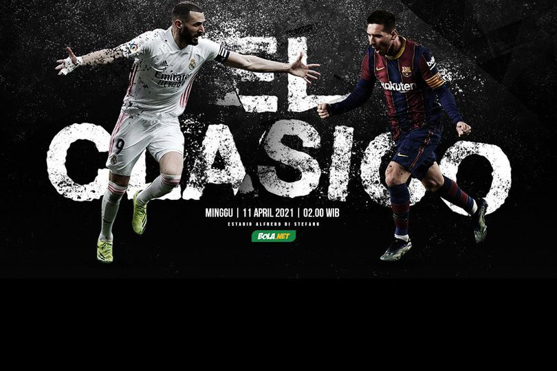 Jadwal dan Live Streaming Real Madrid vs Barcelona di Vidio, 11 April 2021