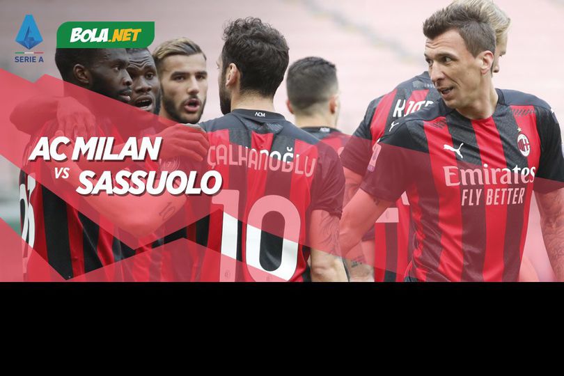 Data dan Fakta Serie A: AC Milan vs Sassuolo