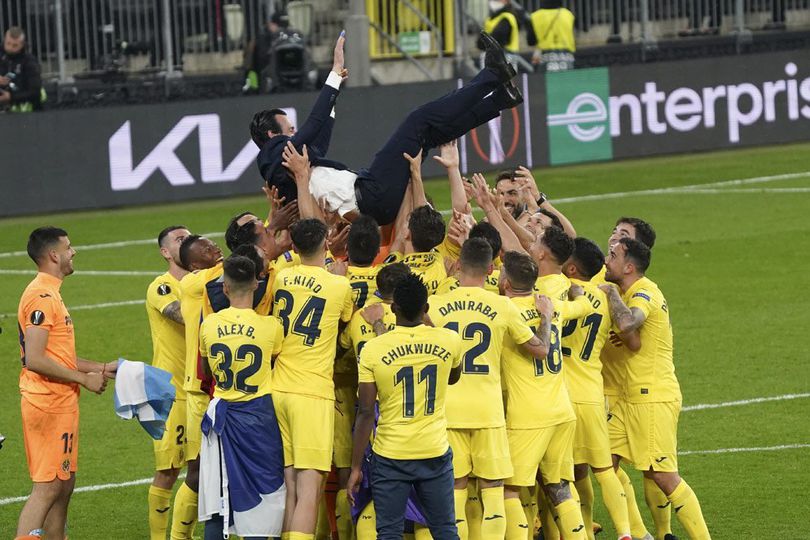 Luapan Kegembiraan Skuad Villarreal Usai Bungkam MU di Final Liga Europa