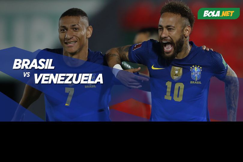 Jadwal dan Link Streaming Brasil vs Venezuela di Vidio dan Indosiar