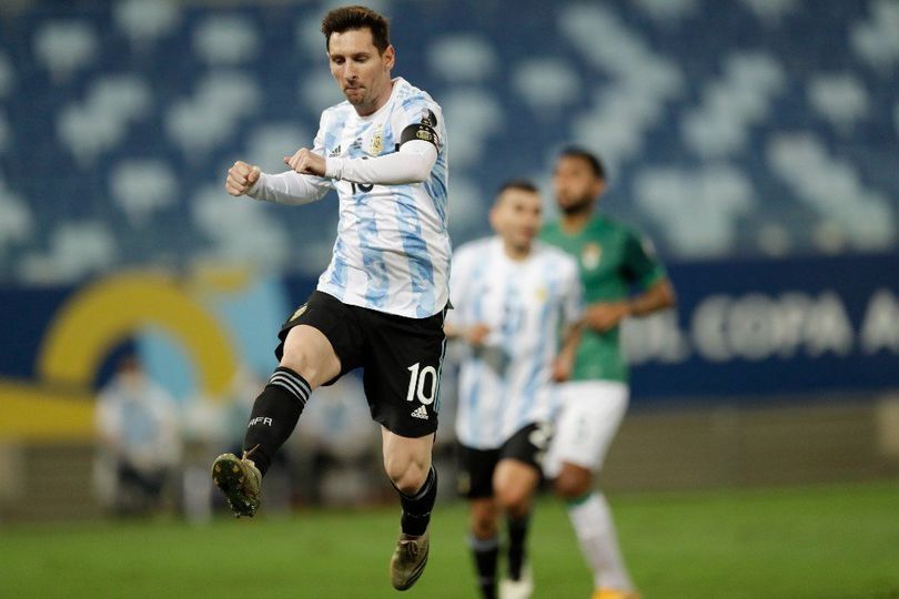 Pecahkan Rekor Caps Argentina dengan Cetak 2 Gol, Lionel Messi Banjir Pujian dari Netizen