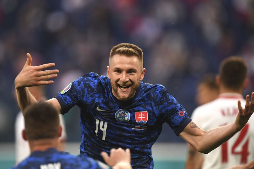 Man of the Match Euro 2020 Polandia vs Slovakia: Milan Skriniar