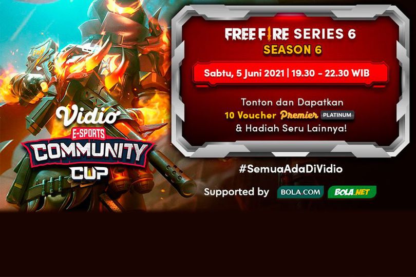 Saksikan Vidio Community Cup Season 6: Free Fire Series 6, Sabtu 5 Juni 2021