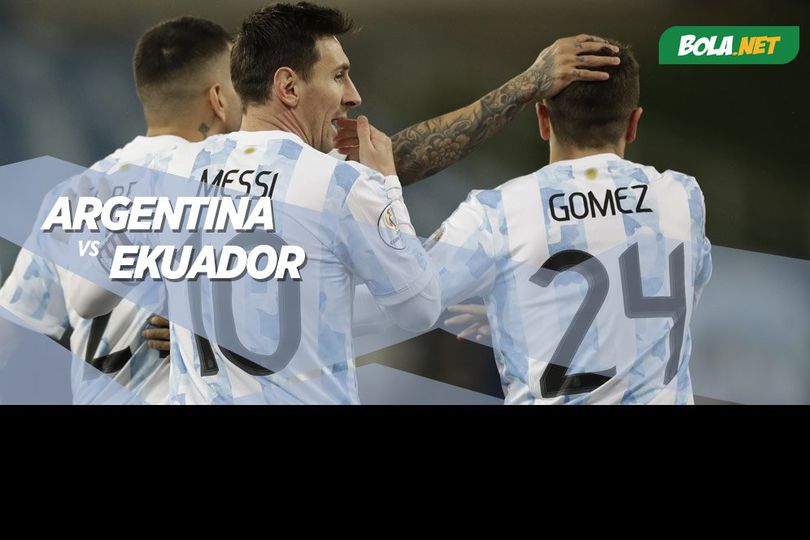 Jadwal Pertandingan dan Link Streaming Copa America di Vidio: Argentina vs Ekuador