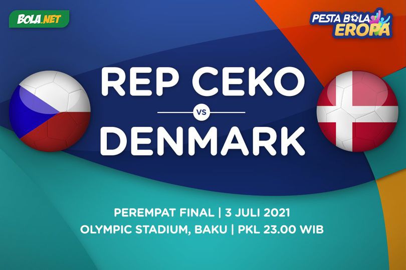 Dua Kuda Hitam Bertemu, Yuk Tebak Skor Duel Rep Ceko vs Denmark Malam Ini