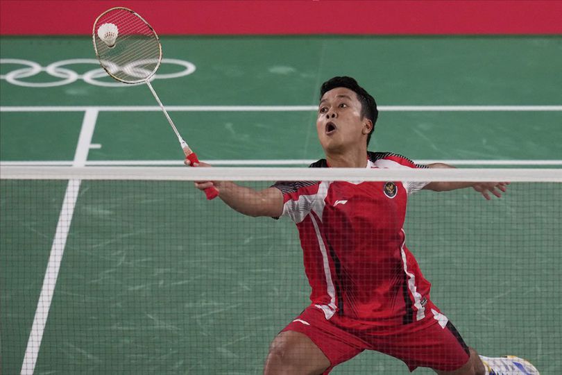 Hasil Bulu Tangkis Olimpiade 2020: Taklukan Wakil Jepang, Anthony Ginting Melaju ke Perempat Final 