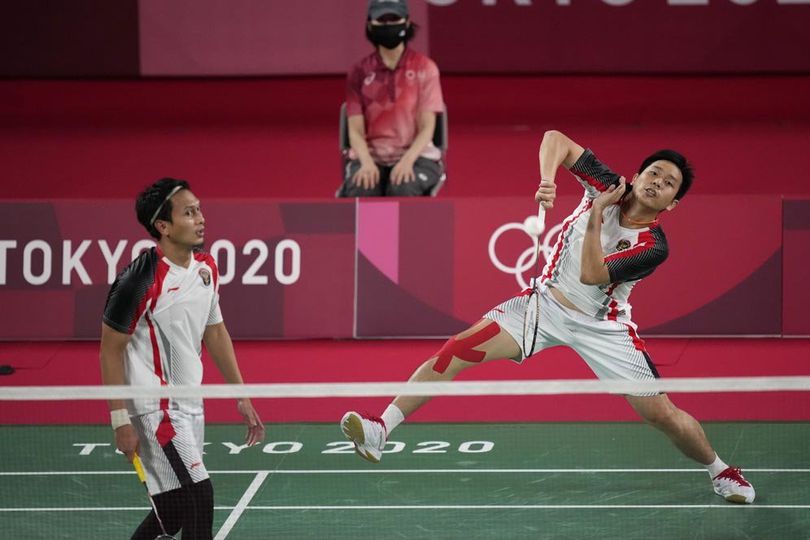 Hasil Bulu Tangkis Olimpiade 2020: Bekuk Korsel, Ahsan/Hendra ke Perempat Final