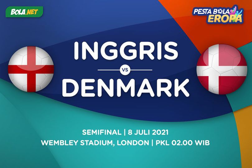 Euro 2020: Jadwal Siaran Langsung dan Link Streaming Inggris vs Denmark di Mola TV