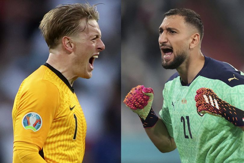 Starting XI Gabungan Italia dan Inggris di Euro 2020: Pilih Pickford atau Donnarumma?