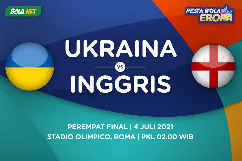 Prediksi Euro: Ukraina vs Inggris 4 Juli 2021