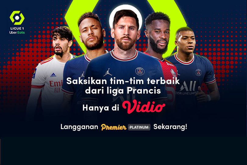 Link Live Streaming Ligue 1 Prancis 2021/2022 Pekan Ketiga di Vidio, Menanti Aksi Messi