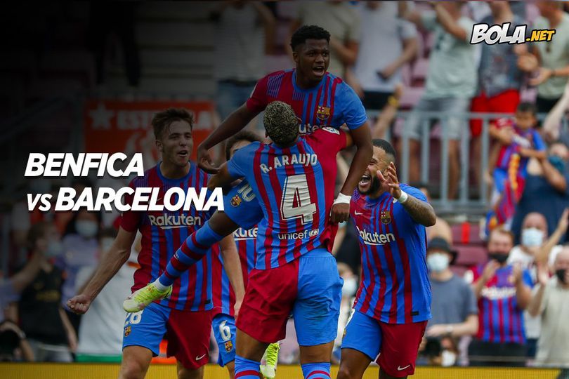 Link Live Streaming Liga Champions di Vidio: Benfica vs Barcelona