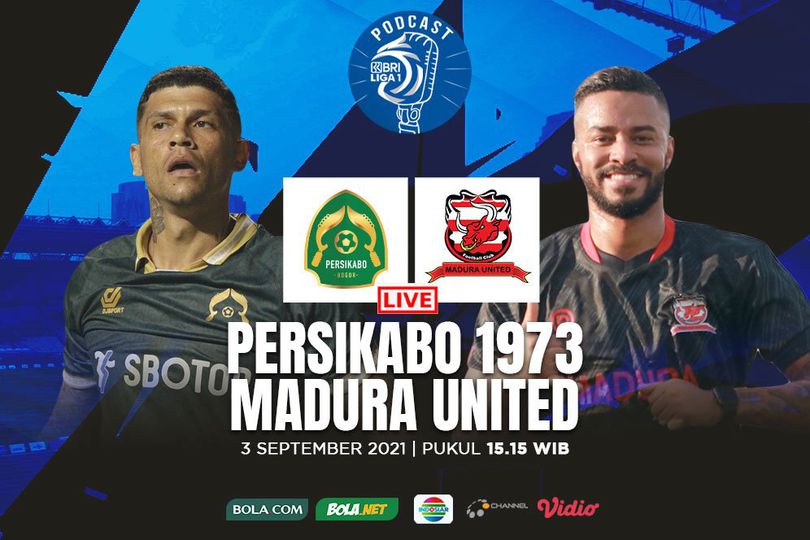 Jadwal Siaran Langsung BRI Liga 1 di O Channel: Persikabo 1973 Vs Madura United, 3 September 2021