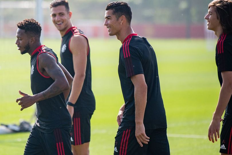 Galeri Foto dan Video: Sentuhan Pertama Cristiano Ronaldo di Carrington untuk Manchester United