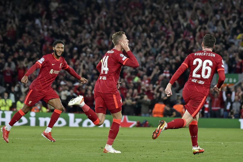 Jordan Henderson Akhiri 7 Tahun Paceklik Gol di Liga Champions