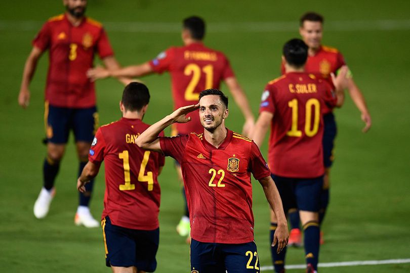 Man of the Match Spanyol vs Georgia: Pablo Sarabia