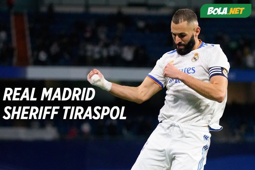 Link Live Streaming Real Madrid vs Sheriff di Vidio