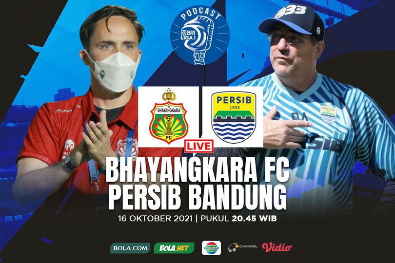 Nikmati Bolanet Live Podcast BRI Liga 1: Bhayangkara FC Vs Persib Bandung Nikmati Bolanet Live Podcast BRI Liga 1: Bhayangkara FC Vs Persib Bandung