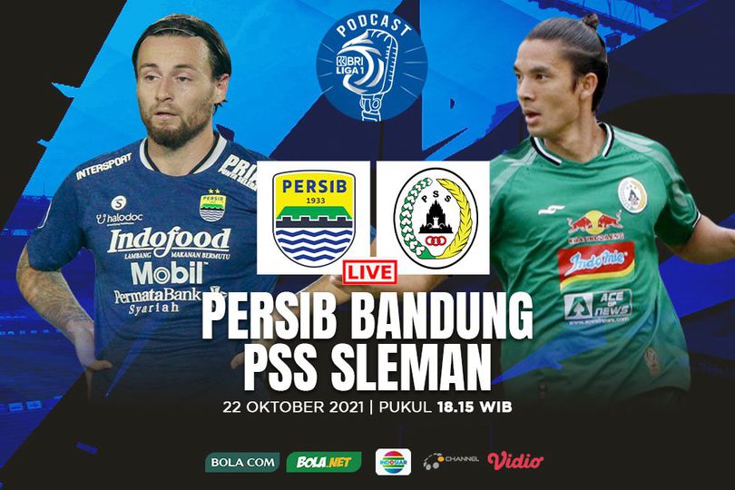 Nikmati Bolanet Live Podcast BRI Liga 1: Persib Bandung Vs PSS Sleman