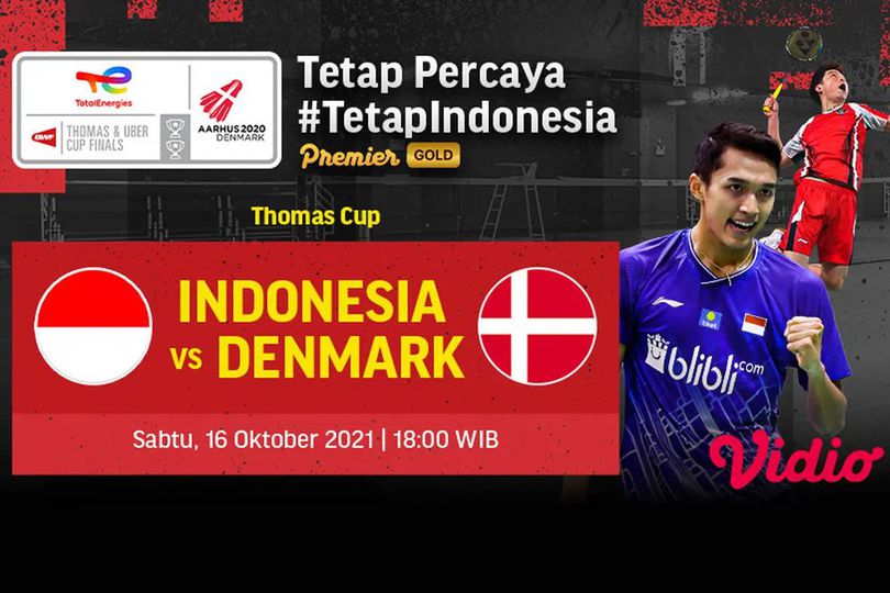 Semifinal Piala Thomas 2021: Ayo Indonesia! Inilah Susunan Pemain Indonesia vs Denmark 