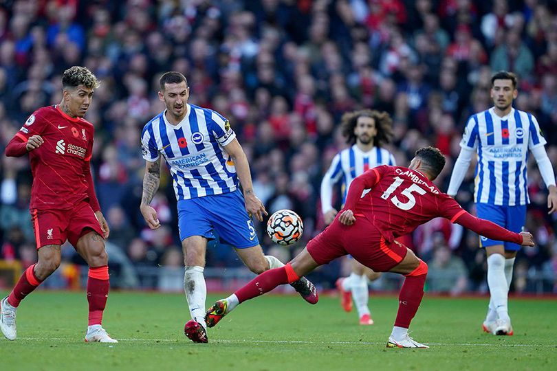 Hasil Pertandingan Liverpool vs Brighton: Skor 2-2