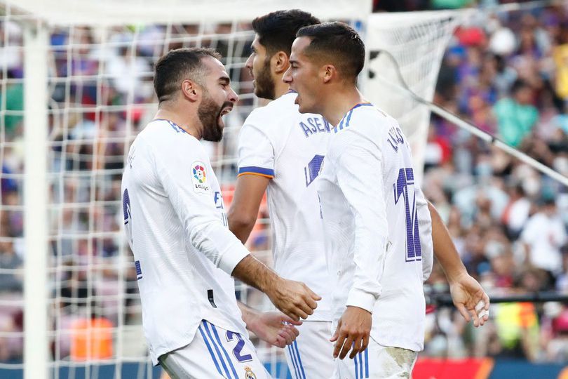 Serangan Balik 19 Detik Real Madrid: Gerard Pique Sibuk Rebahan, Lucas Vazquez Cetak Gol