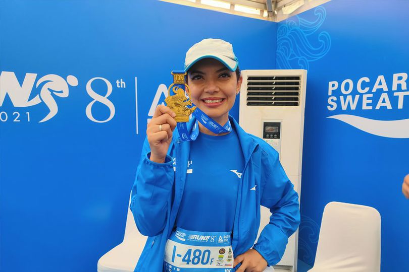 Demi Pocari Sweat Run Indonesia 2021, Najwa Shihab Berlatih Layaknya Atlet Pro