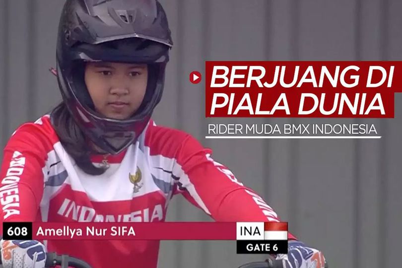 Indonesia Bangga, Yuk Tonton Aksi Amellya Nur Sifa di Piala Dunia BMX 2021