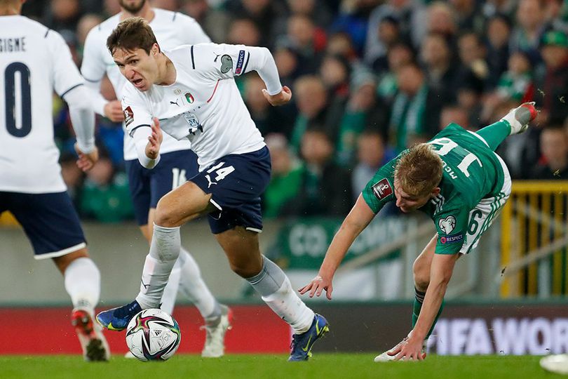 Man of the Match Irlandia Utara vs Italia: Federico Chiesa