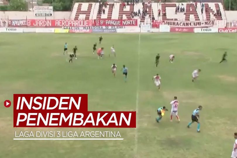 Ngeri Banget, Momen Penembakan di Sebuah Laga Divisi 3 Liga Argentina