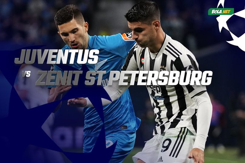 Data dan Fakta Liga Champions: Juventus vs Zenit St Petersburg