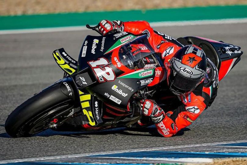 Belum Nyaman, Maverick Vinales Tetap Senang Akhirnya Pindah ke Aprilia