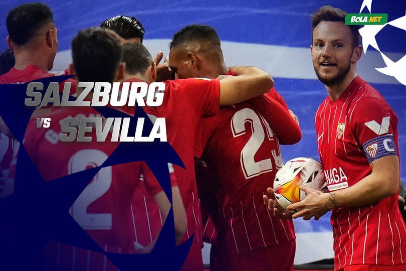 Data dan Fakta Liga Champions: Red Bull Salzburg vs Sevilla