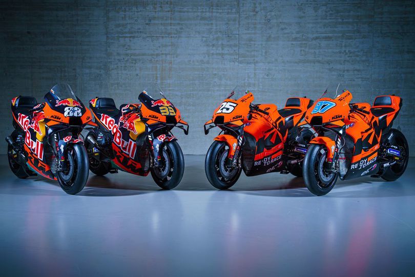 Galeri Foto: Corak Motor Red Bull KTM dan Tech 3 KTM Jelang MotoGP 2022 Galeri Foto: Corak Motor Red Bull KTM dan Tech 3 KTM Jelang MotoGP 2022