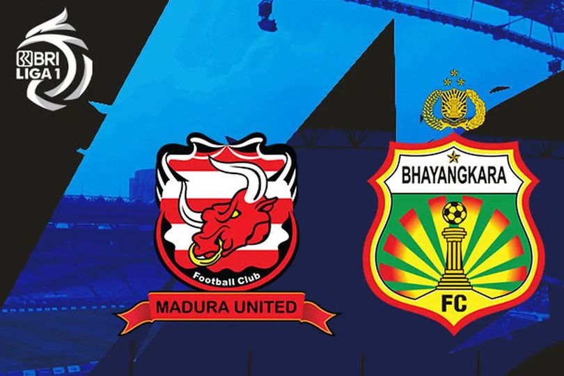 Live Streaming BRI Liga 1 di Indosiar dan Vidio: Madura United vs Bhayangkara FC