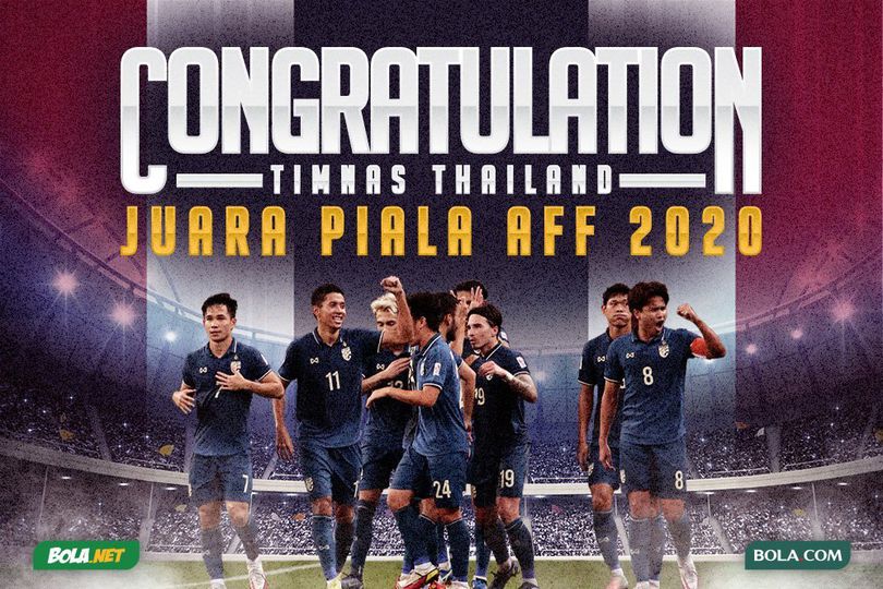 Selamat! Timnas Thailand Raih Gelar Juara Piala AFF ke-6